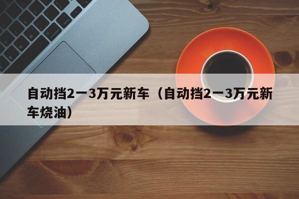 自动挡2一3万元新车（自动挡2一3万元新车烧油）